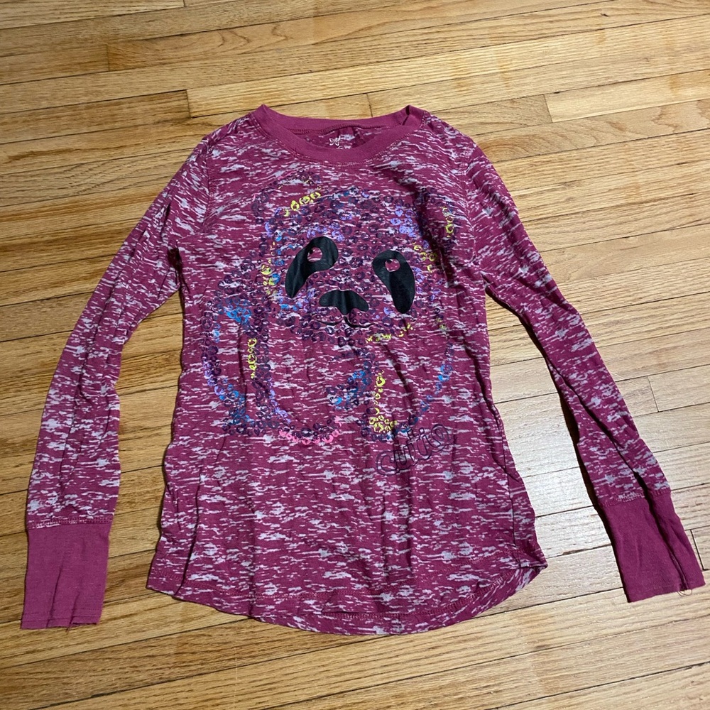 Green Soda Girl 10-12 Long Sleeve T-shirt panda cutie